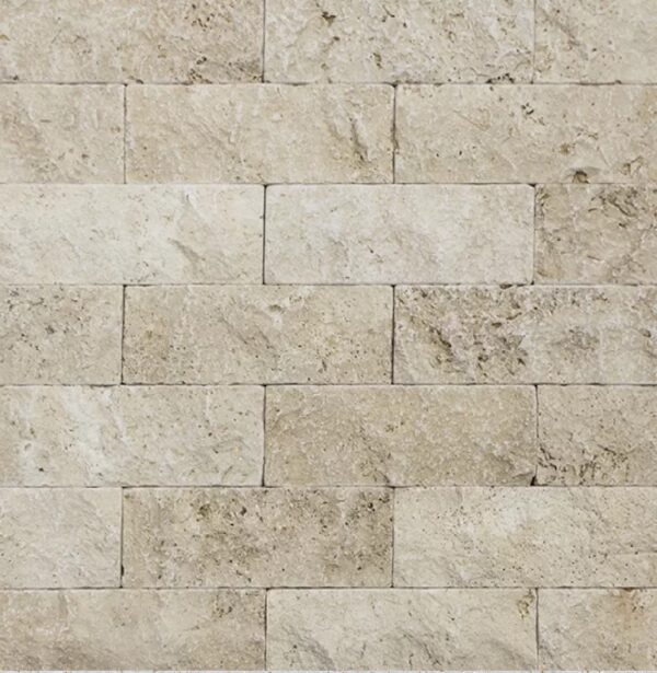 Rock Face Travertino 10x20cm